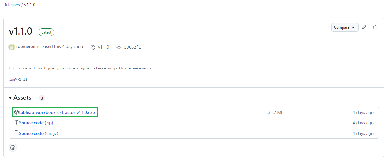 Download Release Executable